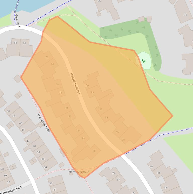 Kaart van postcodegebied 8014HD.