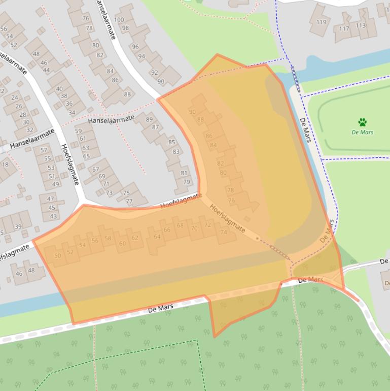 Kaart van postcodegebied 8014HH.