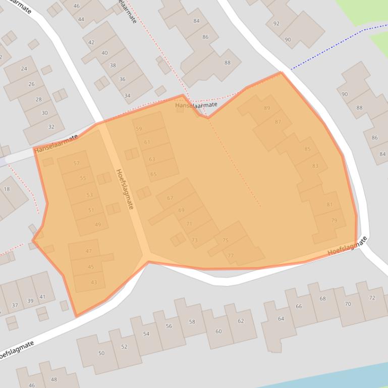 Kaart van postcodegebied 8014HK.