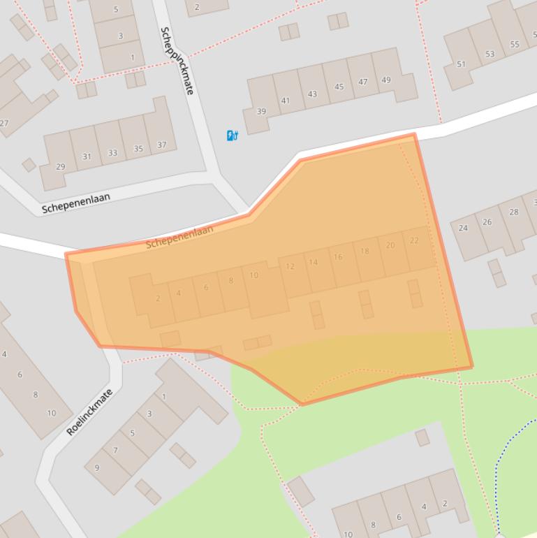 Kaart van postcodegebied 8014JD.