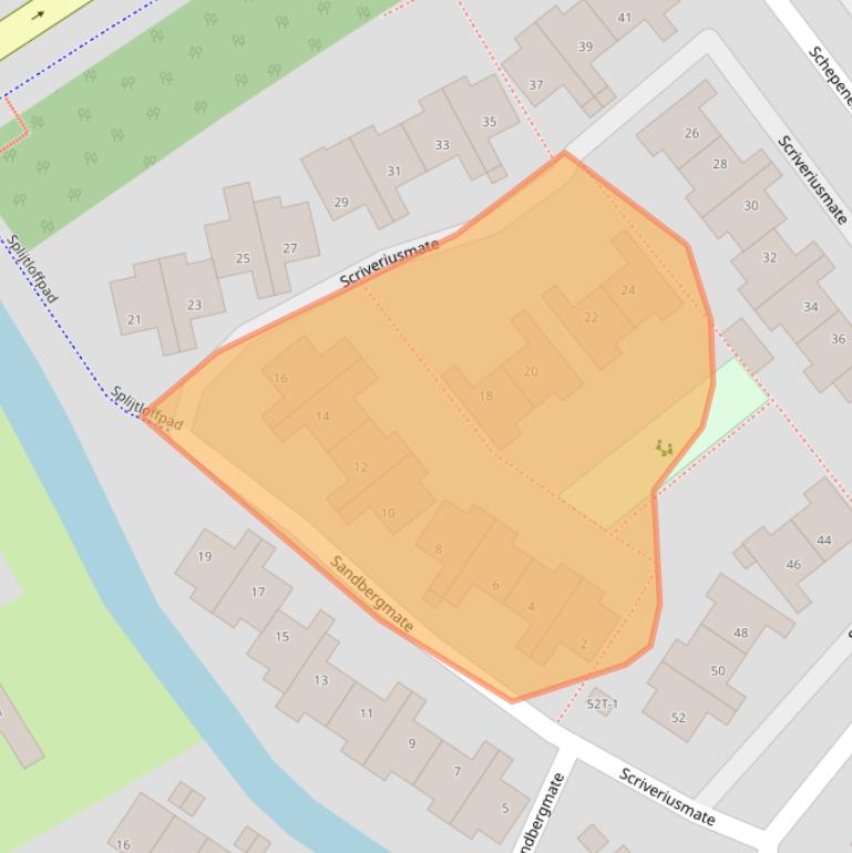 Kaart van postcodegebied 8014JV.