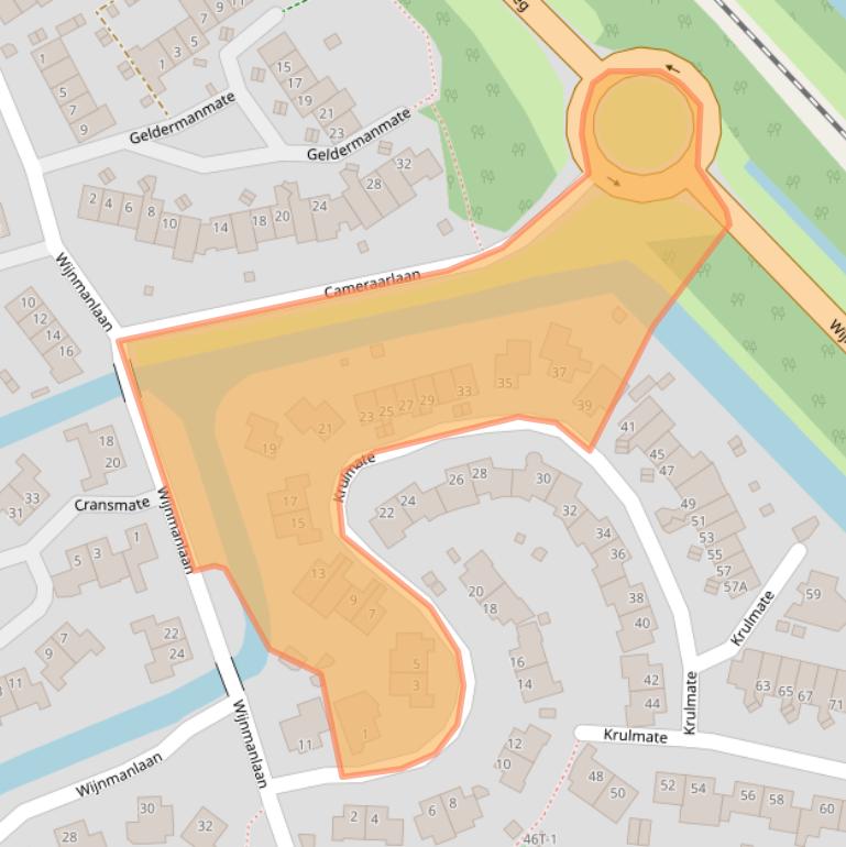 Kaart van postcodegebied 8014KE.