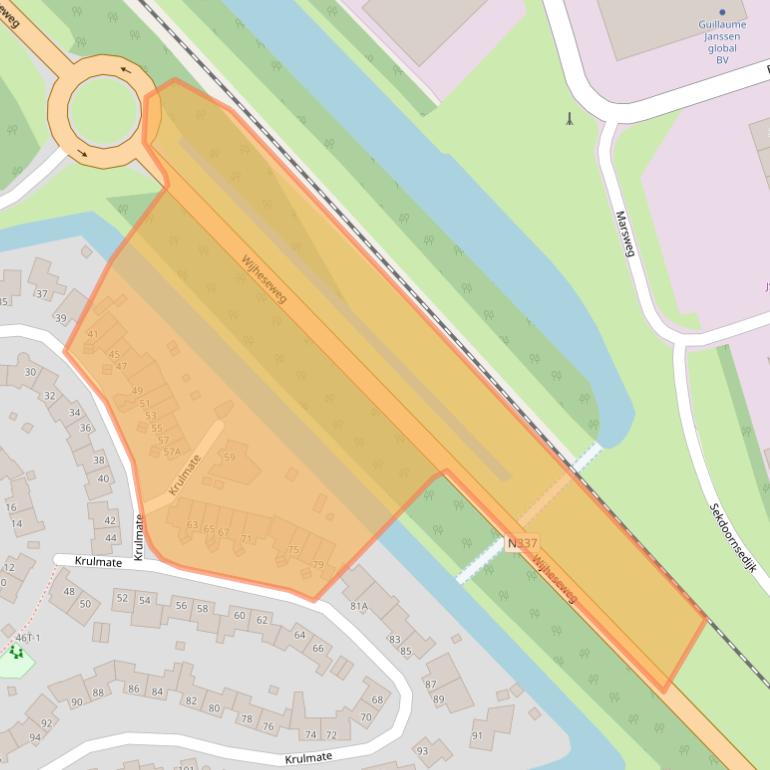 Kaart van postcodegebied 8014KG.