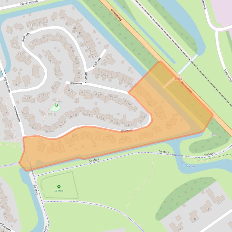 Kaart van postcodegebied 8014KH.