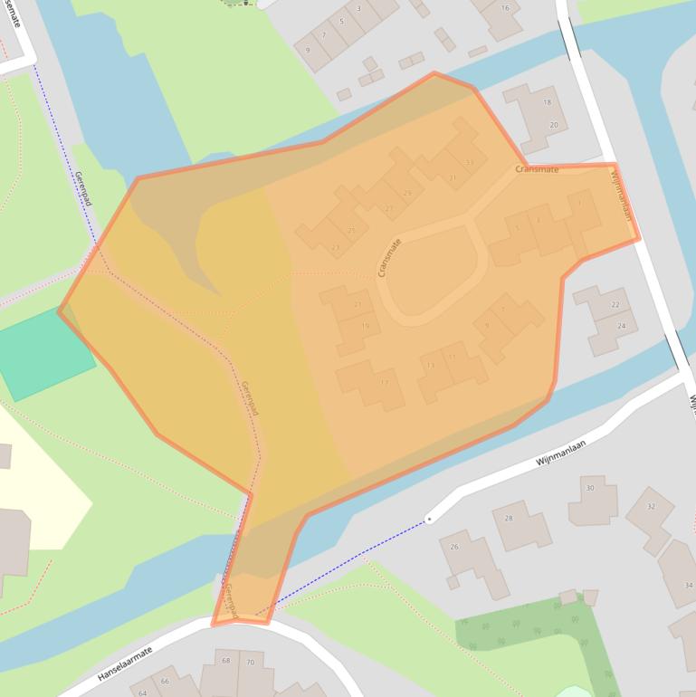 Kaart van postcodegebied 8014KK.