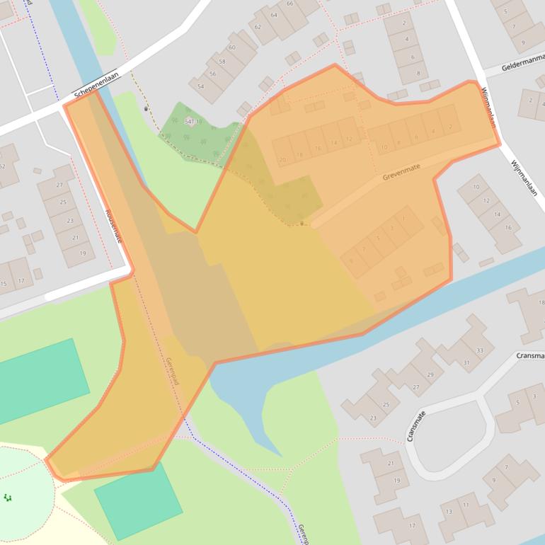 Kaart van postcodegebied 8014KL.