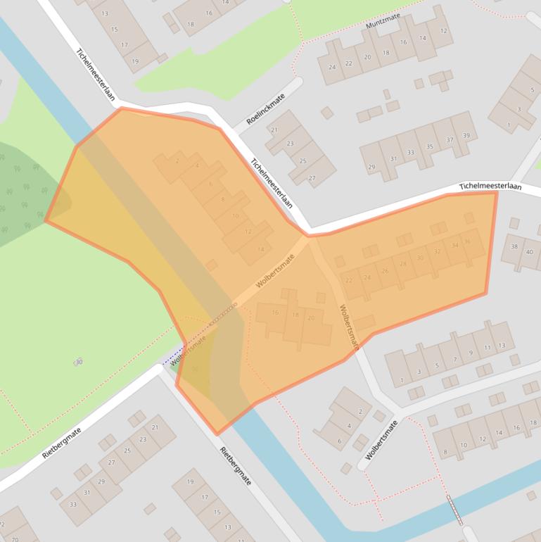 Kaart van postcodegebied 8014LB.