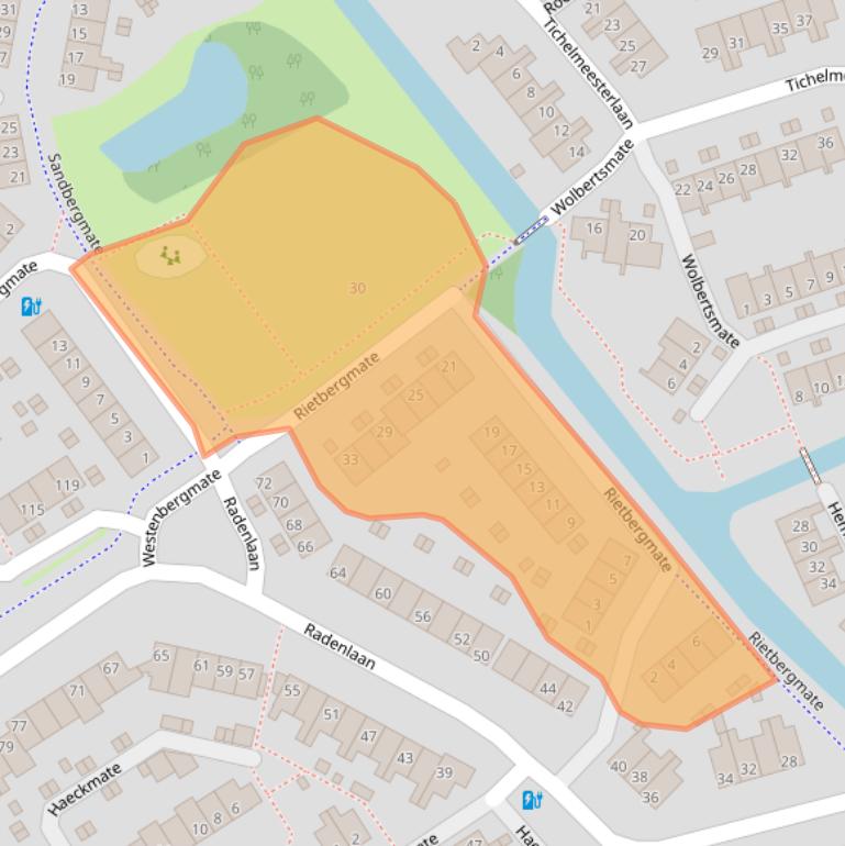 Kaart van postcodegebied 8014LN.