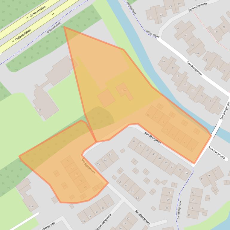 Kaart van postcodegebied 8014MA.