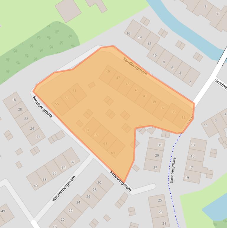 Kaart van postcodegebied 8014MC.