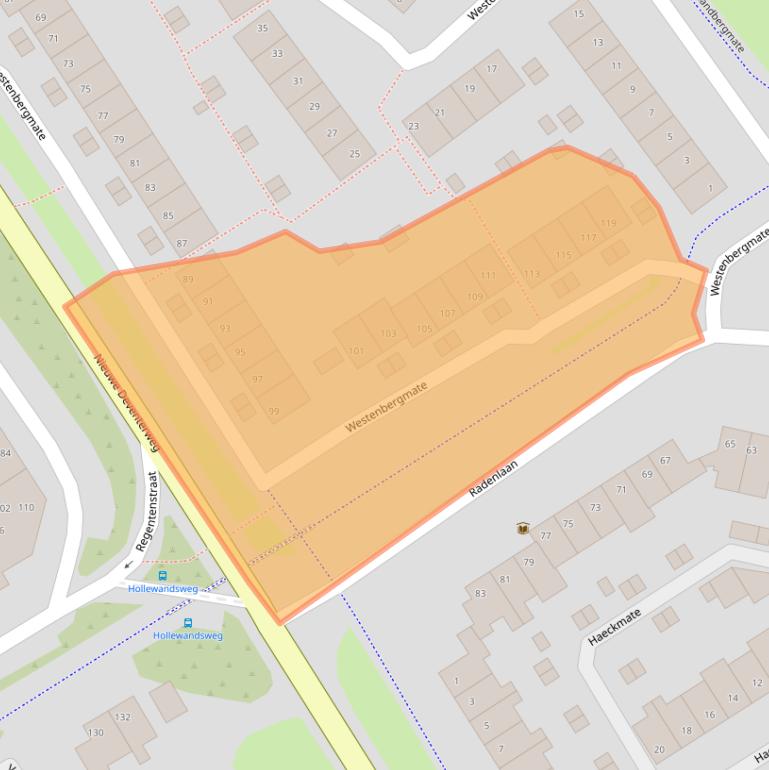 Kaart van postcodegebied 8014MH.