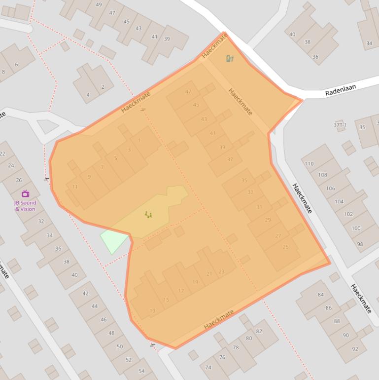 Kaart van postcodegebied 8014MK.