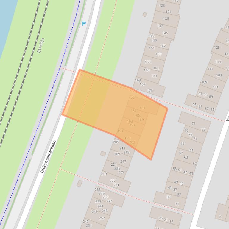 Kaart van postcodegebied 8014NK.