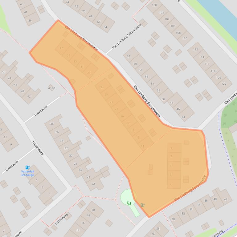 Kaart van postcodegebied 8014PD.