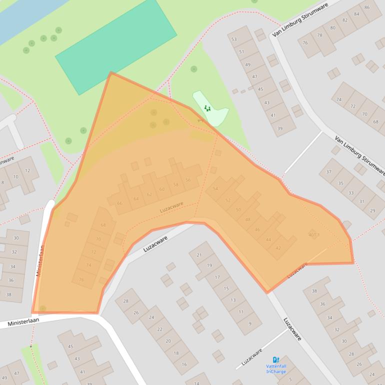 Kaart van postcodegebied 8014PH.