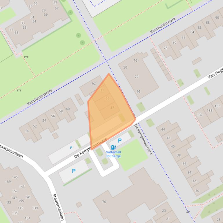 Kaart van postcodegebied 8014RE.