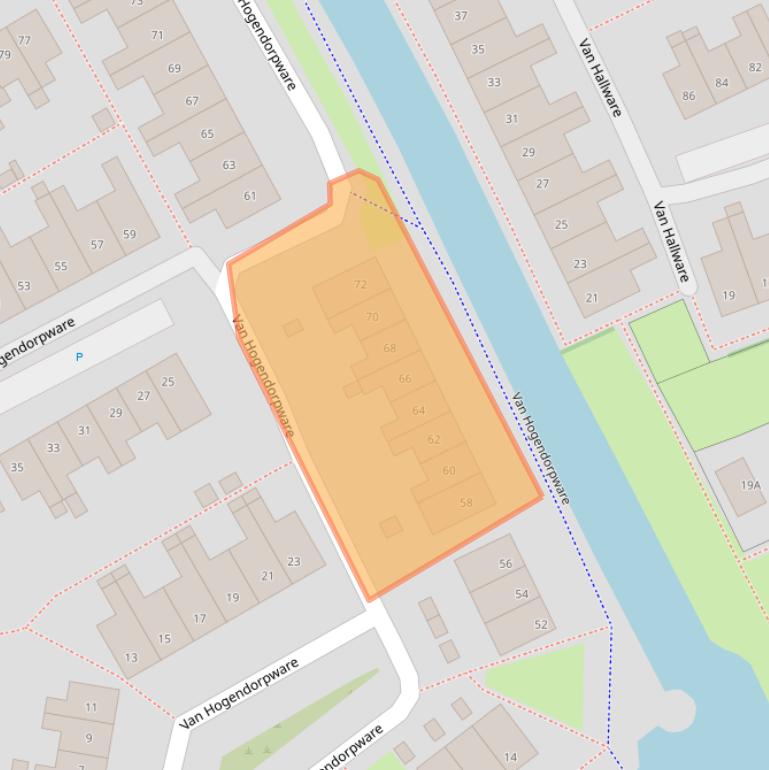 Kaart van postcodegebied 8014RN.