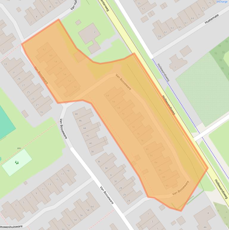 Kaart van postcodegebied 8014TC.