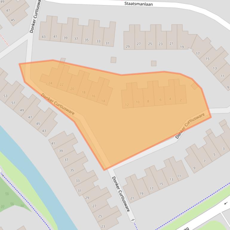 Kaart van postcodegebied 8014TL.