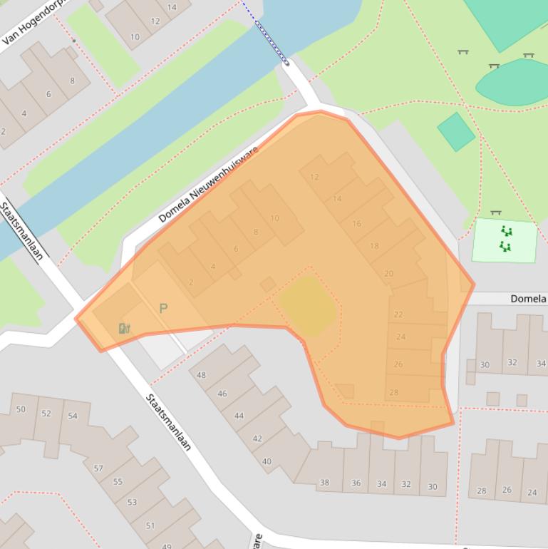 Kaart van postcodegebied 8014TP.