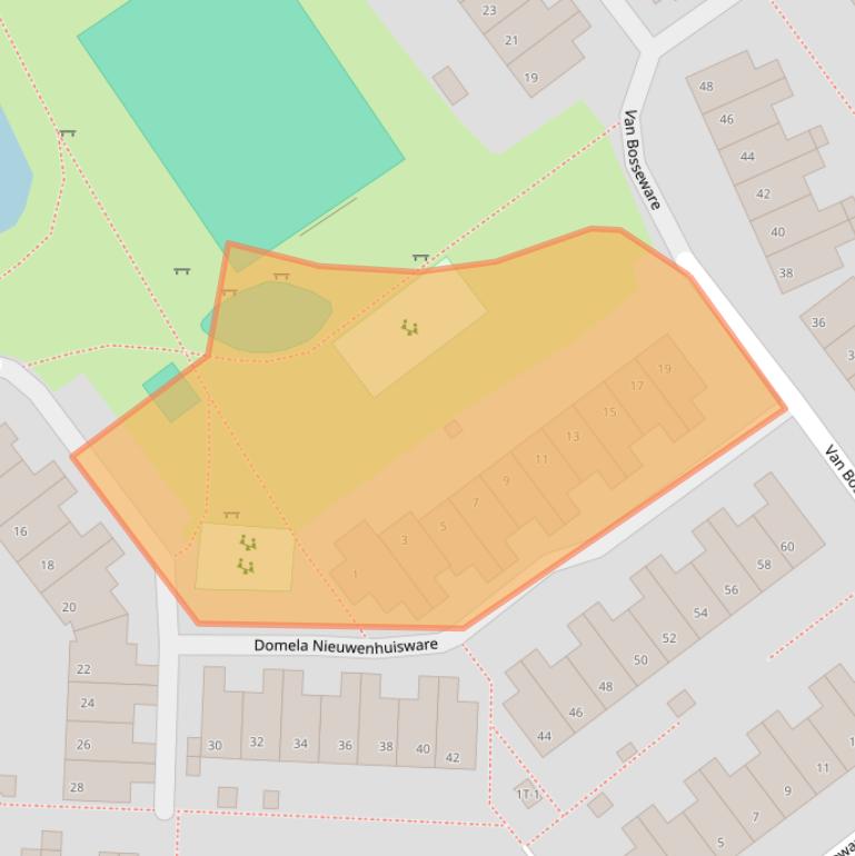 Kaart van postcodegebied 8014TS.
