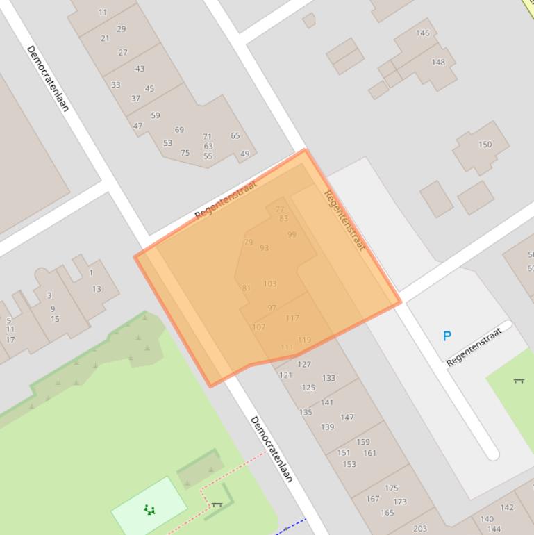 Kaart van postcodegebied 8014VG.