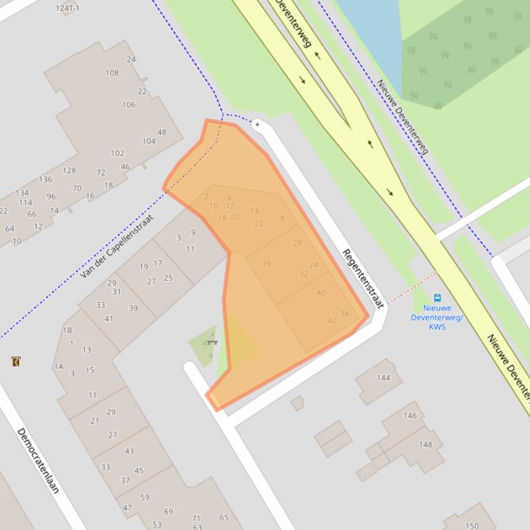 Kaart van postcodegebied 8014VK.