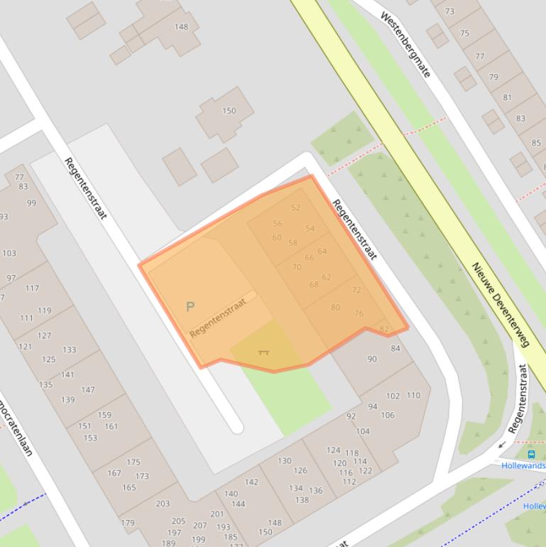 Kaart van postcodegebied 8014VL.