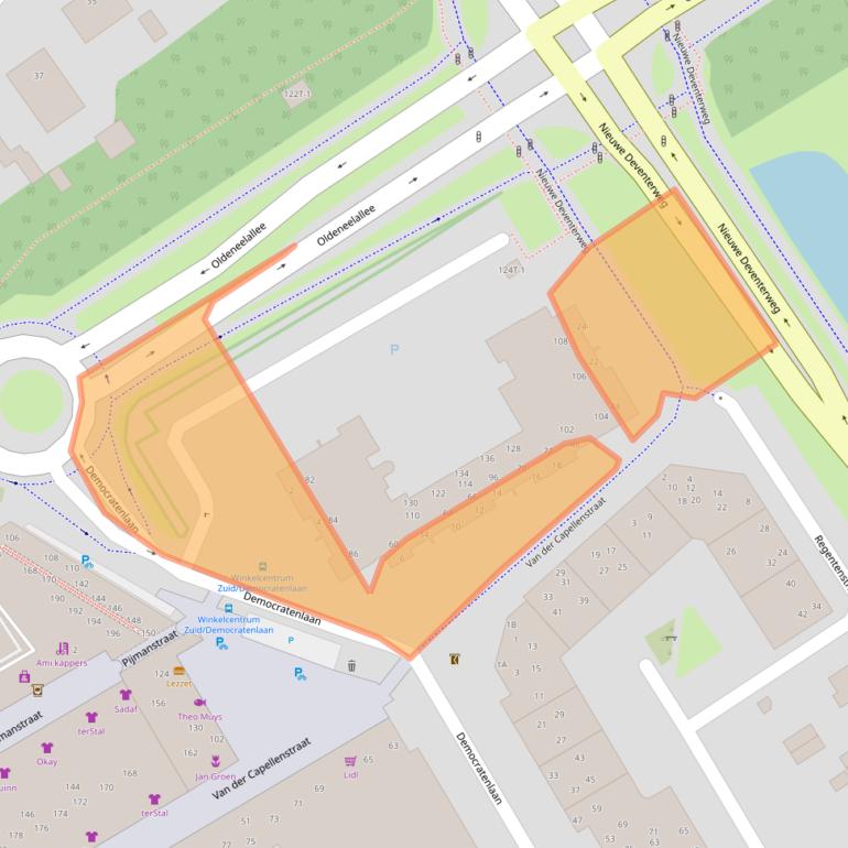 Kaart van postcodegebied 8014VP.