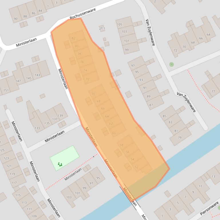 Kaart van postcodegebied 8014WB.