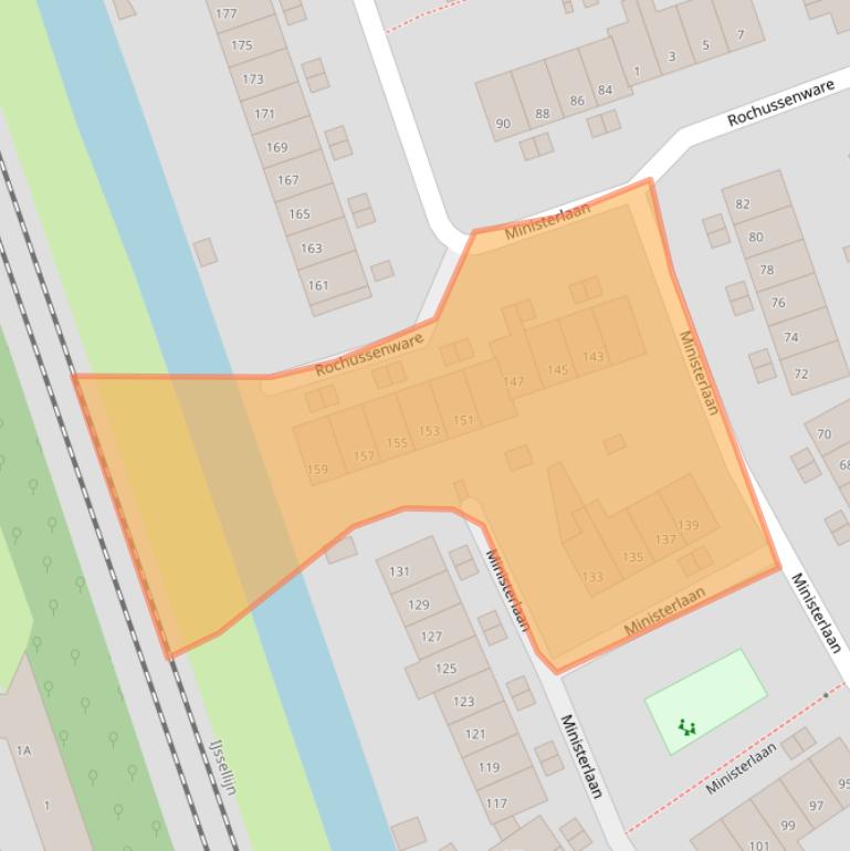 Kaart van postcodegebied 8014WE.