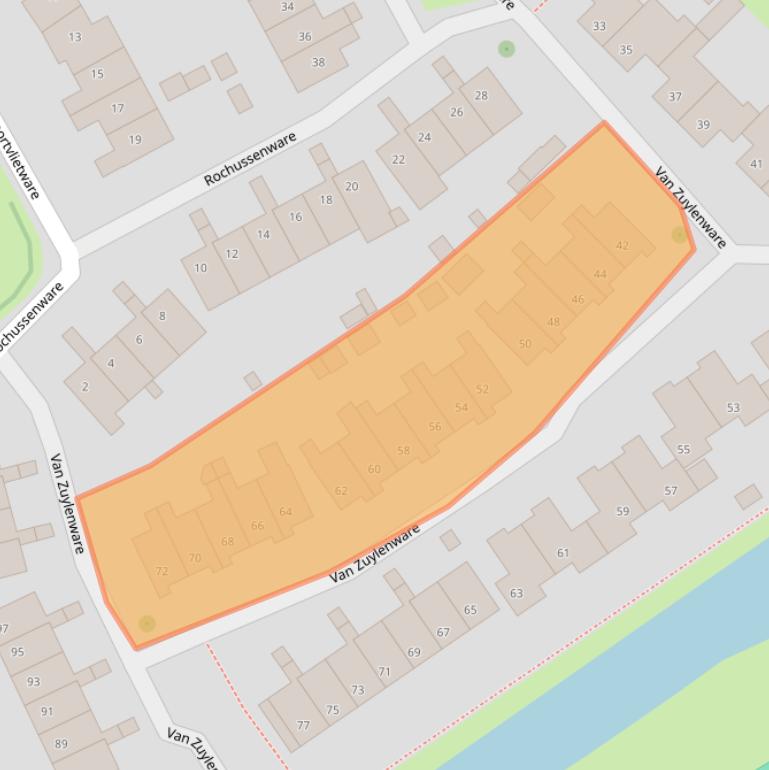 Kaart van postcodegebied 8014WL.