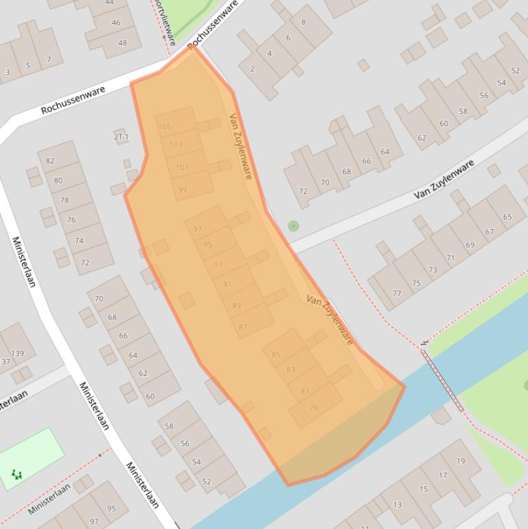 Kaart van postcodegebied 8014WR.