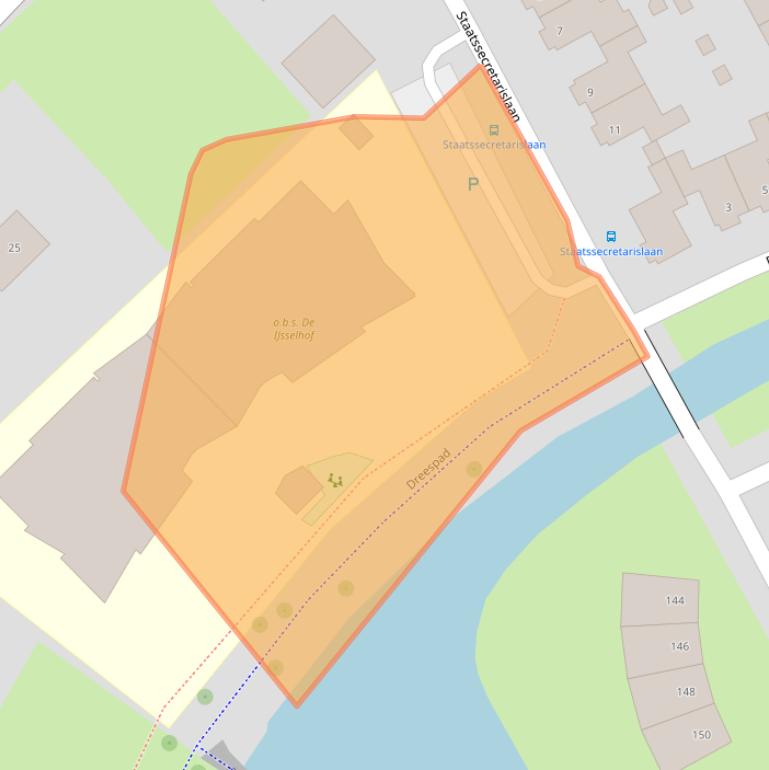 Kaart van postcodegebied 8015BX.