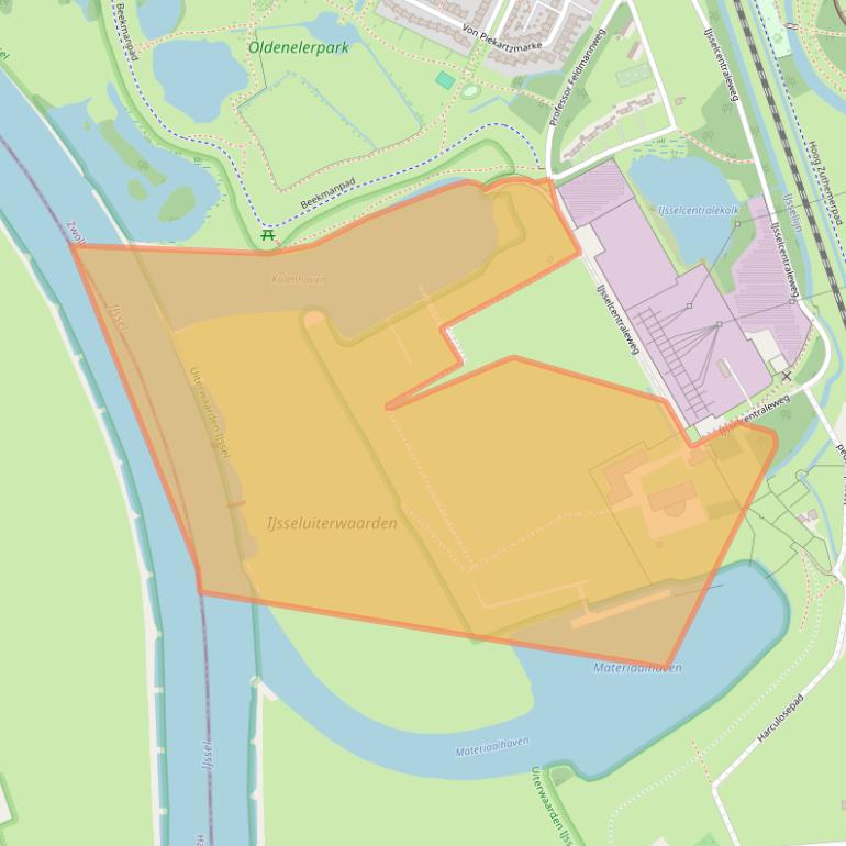 Kaart van postcodegebied 8015PA.