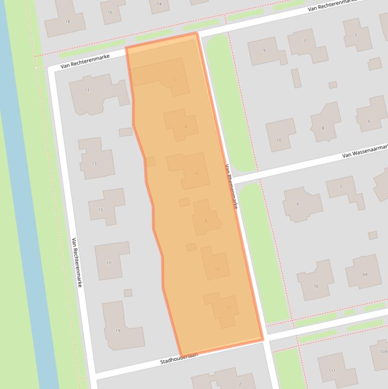 Kaart van postcodegebied 8016KP.