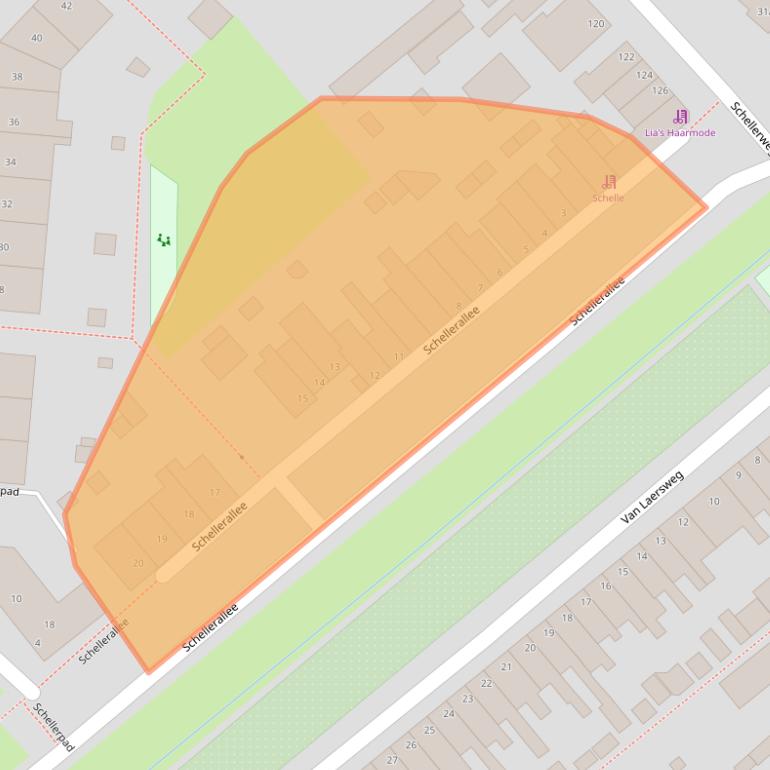 Kaart van postcodegebied 8017AN.