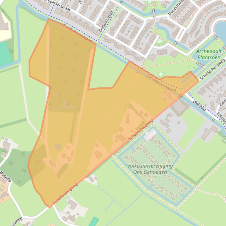 Kaart van postcodegebied 8017BN.