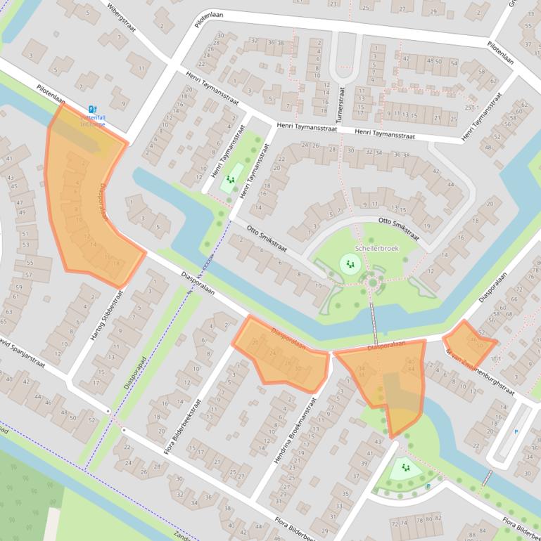 Kaart van postcodegebied 8017DH.