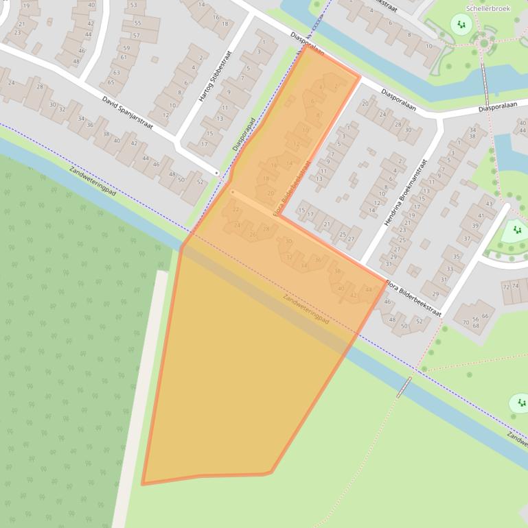 Kaart van postcodegebied 8017DM.