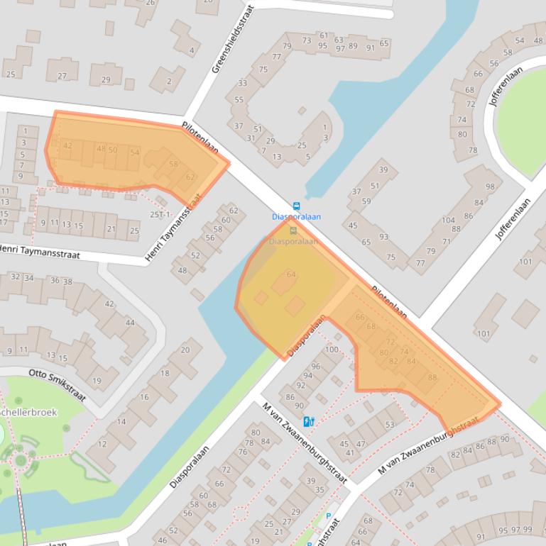 Kaart van postcodegebied 8017GE.