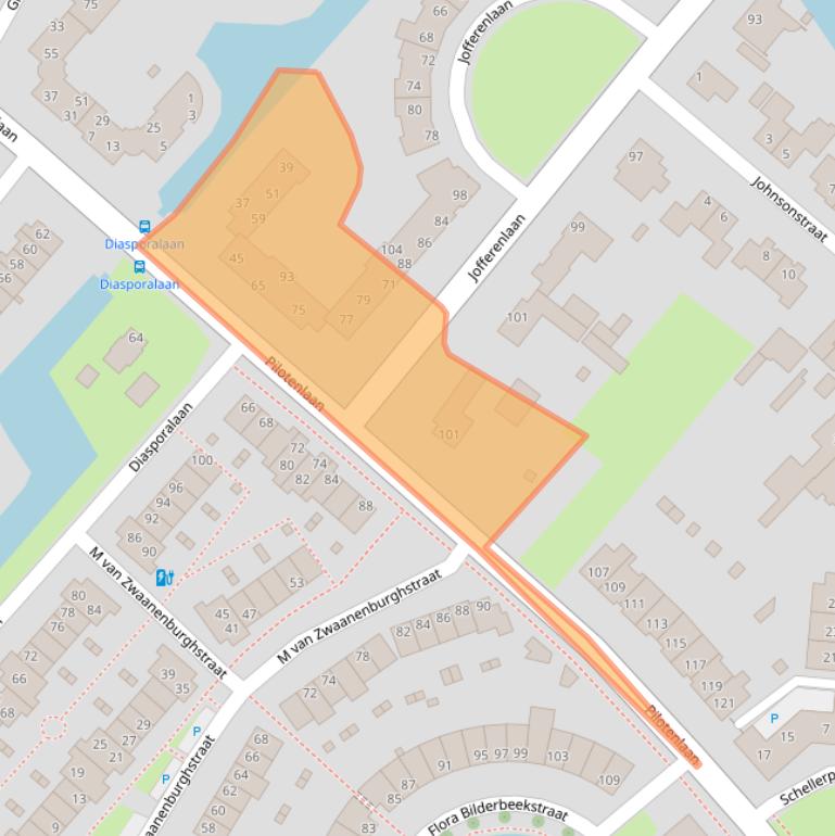 Kaart van postcodegebied 8017GH.