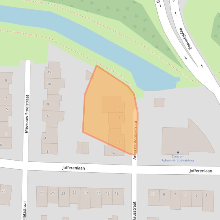 Kaart van postcodegebied 8017HD.