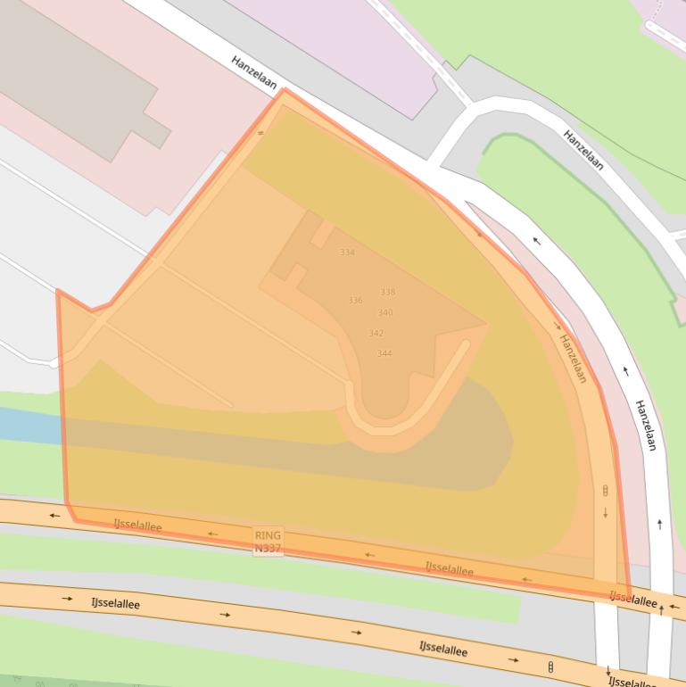 Kaart van postcodegebied 8017JL.