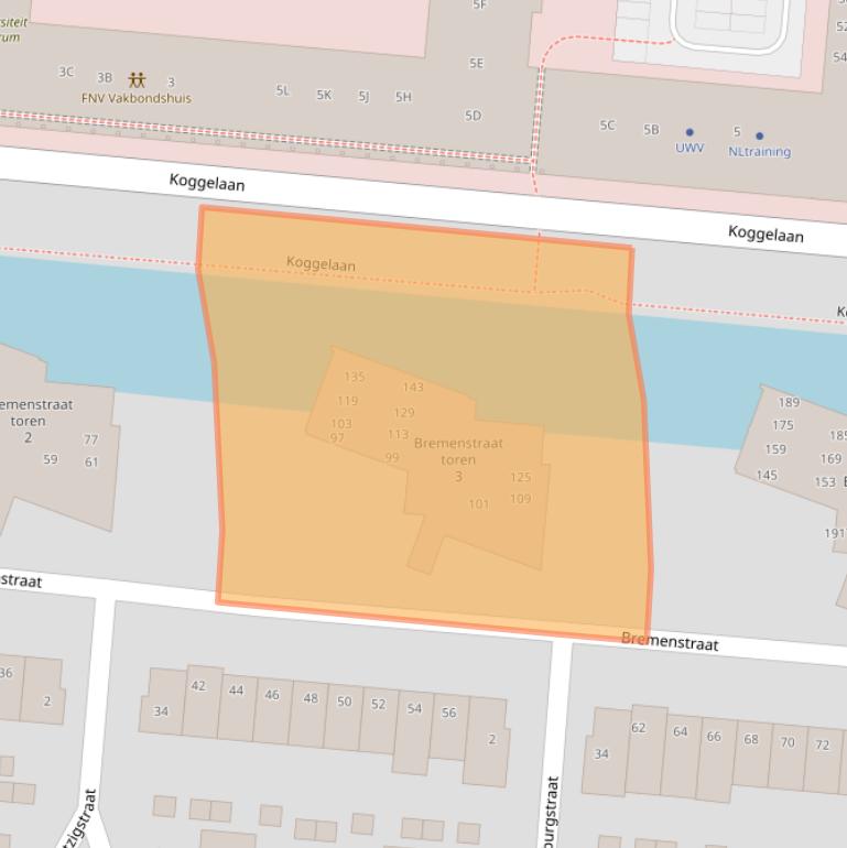 Kaart van postcodegebied 8017KC.