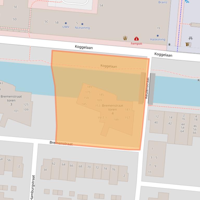 Kaart van postcodegebied 8017KD.