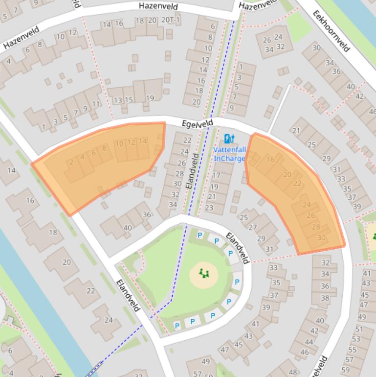 Kaart van postcodegebied 8017LV.