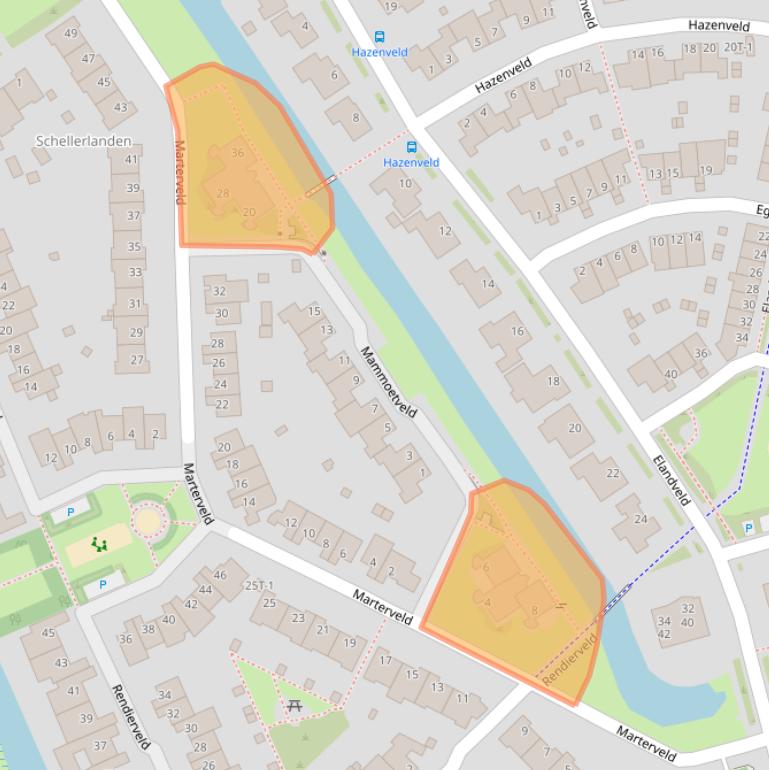 Kaart van postcodegebied 8017MA.