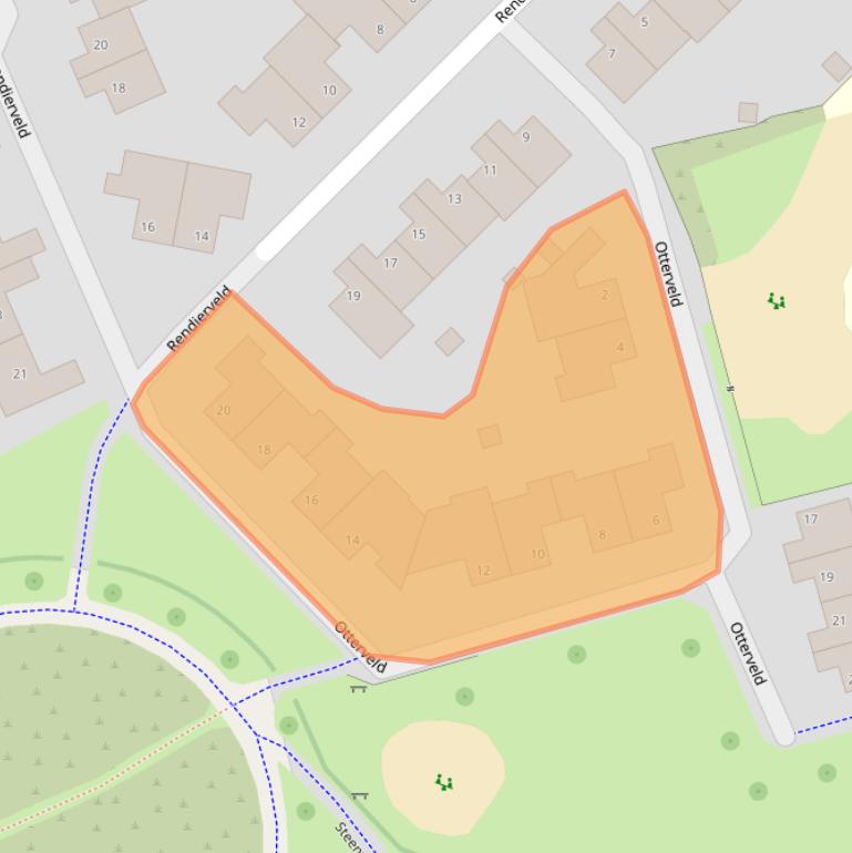 Kaart van postcodegebied 8017MK.