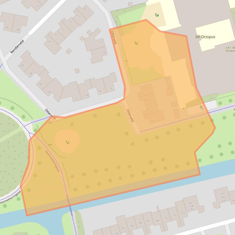 Kaart van postcodegebied 8017ML.